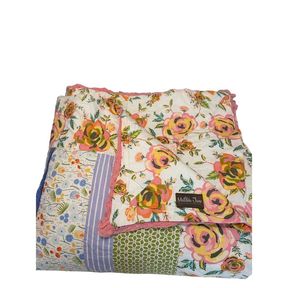 Matilda Jane Cottage Core Queen Comforter 92x96
